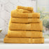 Renee Taylor Stella Bamboo Towel Sets Mustard